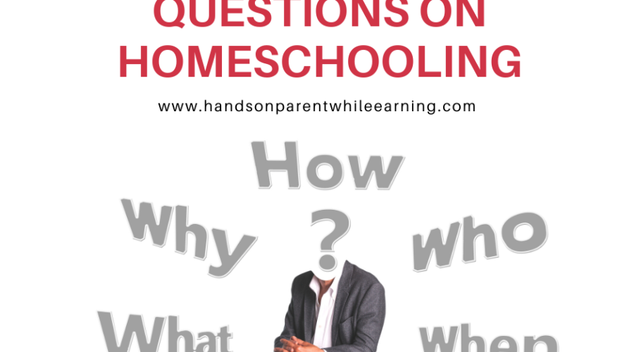 Frequently Asked Questions on Homeschooling