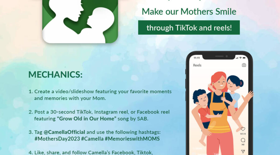 Join Camella in Paying Tribute to All Mothers Nationwide￼