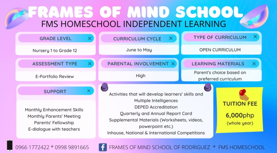 Frames of Mind School Review