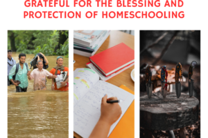 Grateful for the Blessing and Protection of Homeschooling
